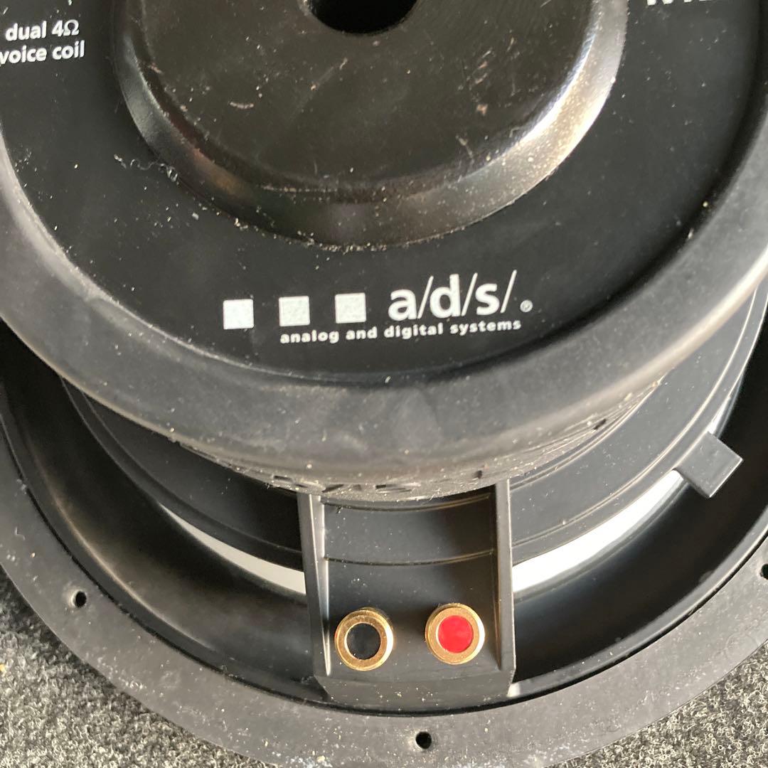 【1000W】R12s デュアルコイル　ads製　サブウーファー　ウーハー　箱
