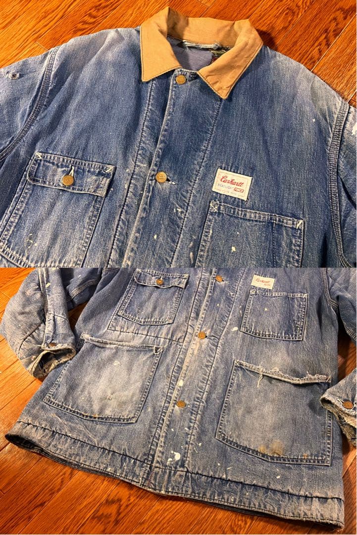 【幻級】60s カーハート トリプルネーム カバーオール メンズL相当