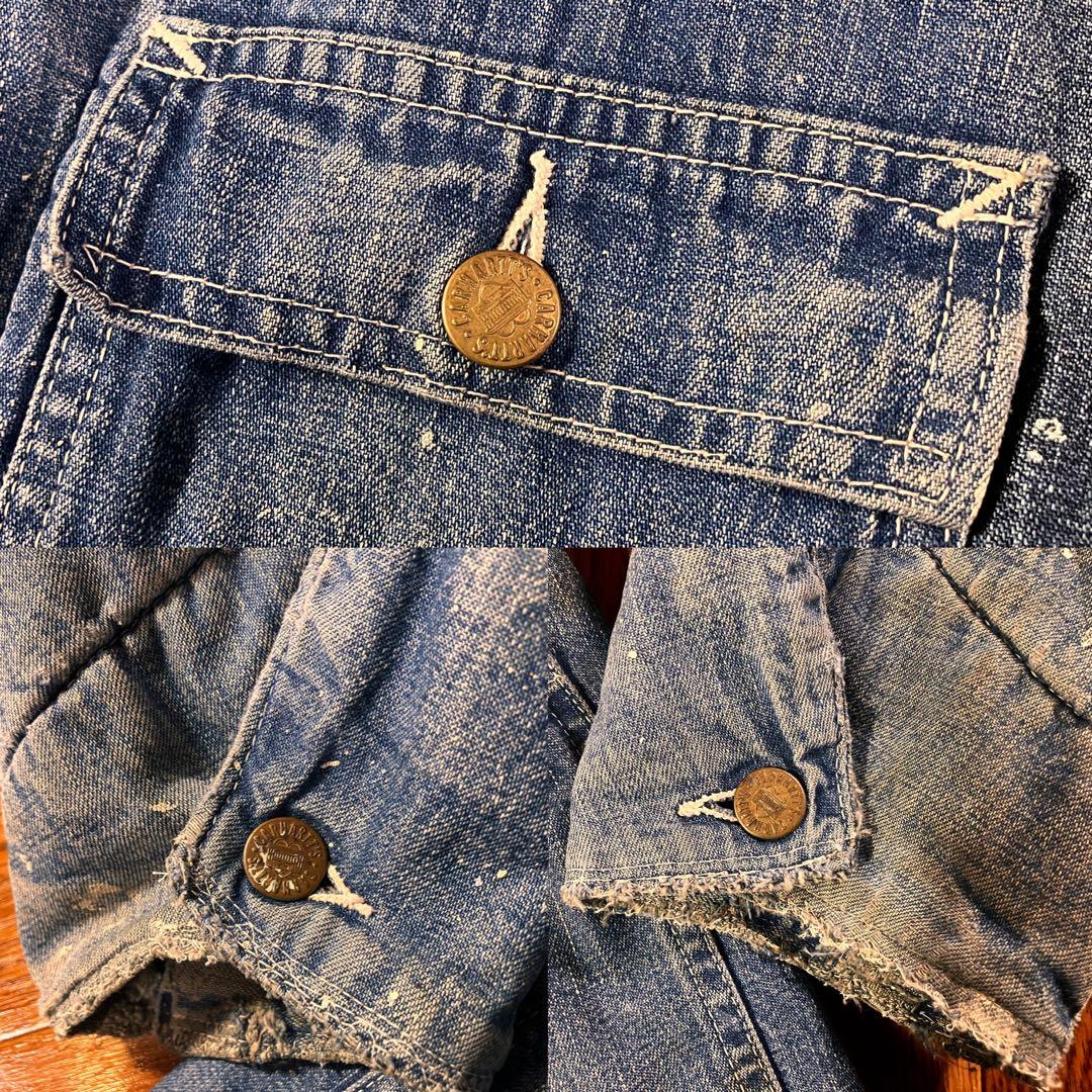 【幻級】60s カーハート トリプルネーム カバーオール メンズL相当