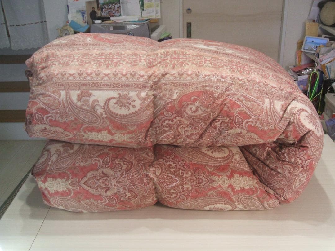 最後1点（ダブル）新品＊四つ星エクセル＊フランス９０％、１，７キロ増量＊羽毛布団