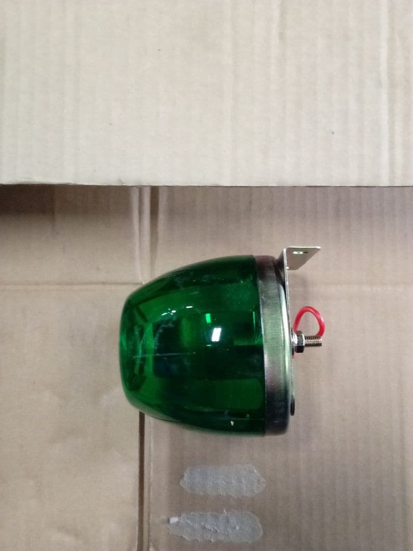 マーカーランプ グリーン 8個セット 当時物 デコトラ