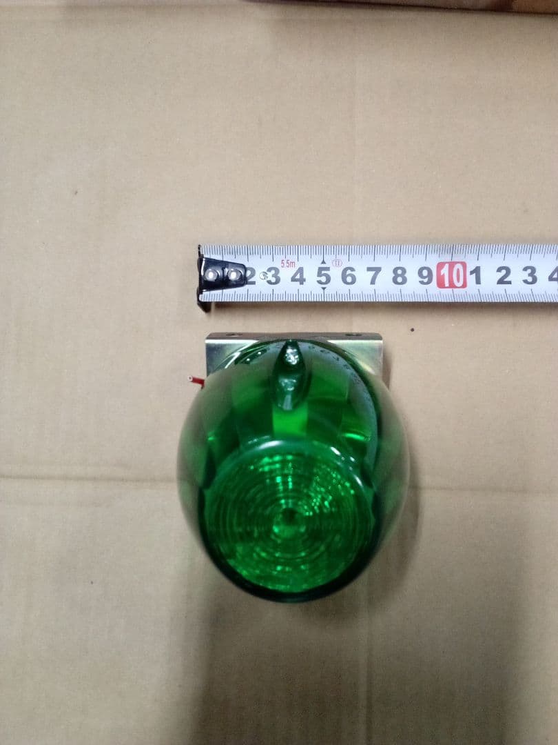 マーカーランプ グリーン 8個セット 当時物 デコトラ