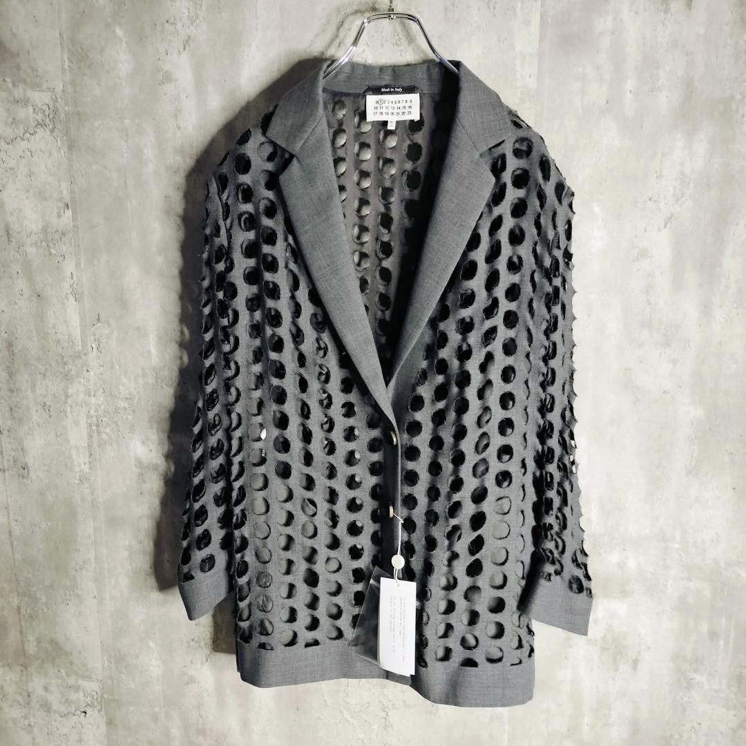 【新品タグ】メゾンマルジェラ 20SS パンチホールジャケット 36 ①ライン