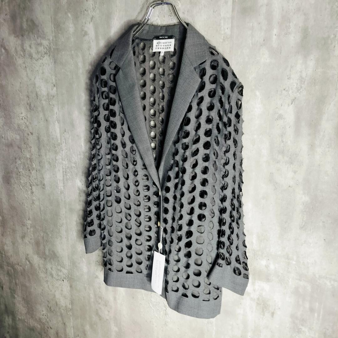 【新品タグ】メゾンマルジェラ 20SS パンチホールジャケット 36 ①ライン