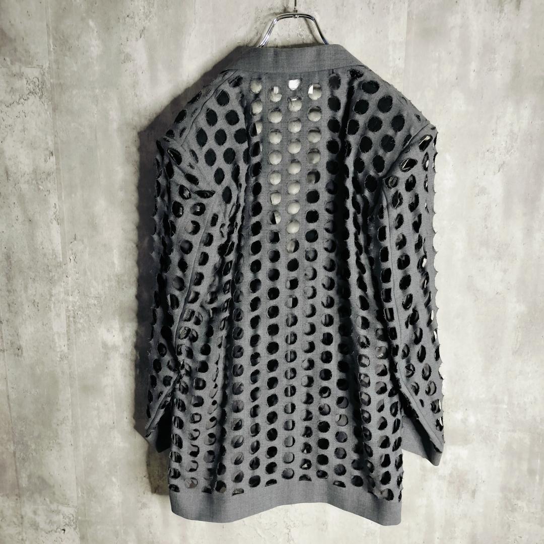 【新品タグ】メゾンマルジェラ 20SS パンチホールジャケット 36 ①ライン