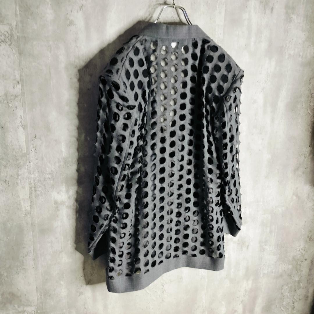 【新品タグ】メゾンマルジェラ 20SS パンチホールジャケット 36 ①ライン