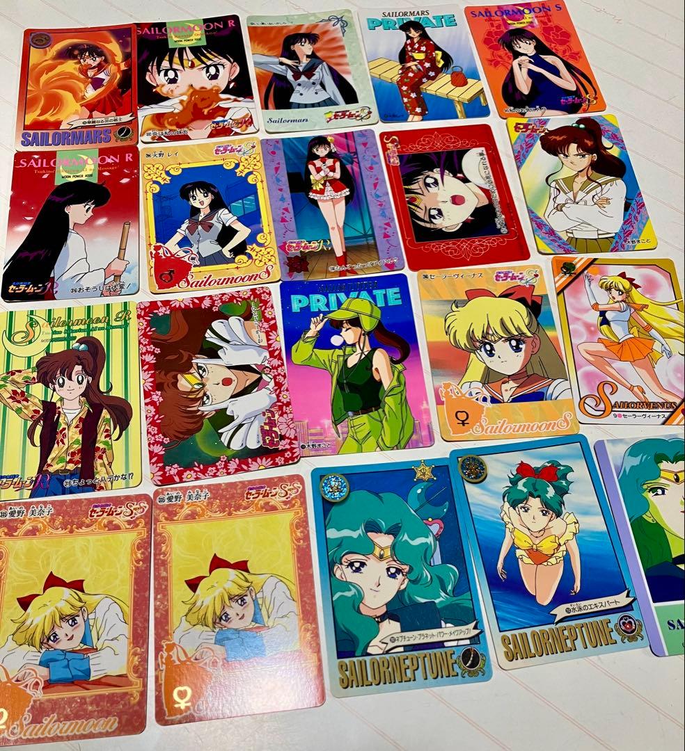 セーラームーン　カード　まとめ売り　214枚セット　希少　1994 1995