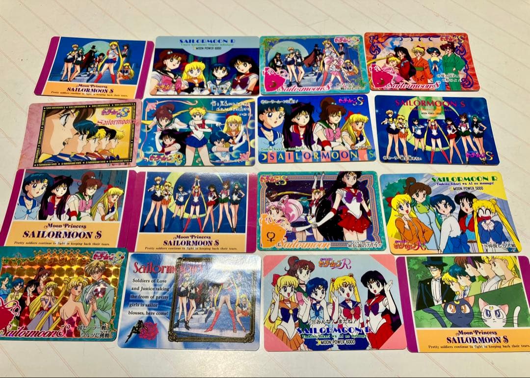 セーラームーン　カード　まとめ売り　214枚セット　希少　1994 1995