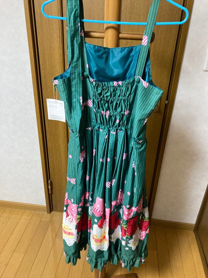 morphose メタモルフォーゼ ジャンスカスイーツ柄 リボン柄