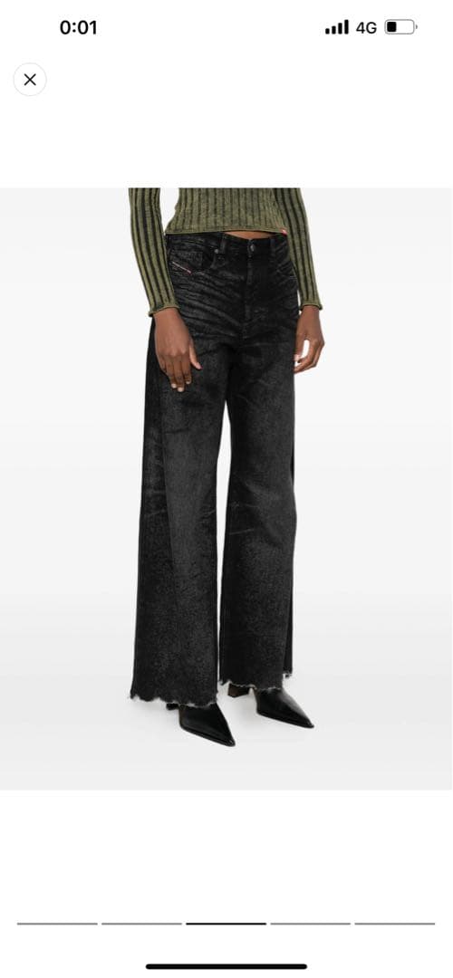 新作　Diesel フレアデニム　D-sire size30