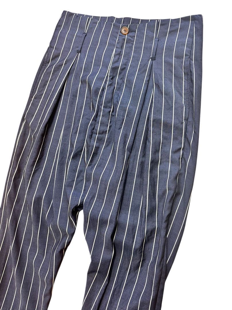 希少！極美品！ヴィヴィアンウエストウッドマン ストライプ サルエルパンツ 46