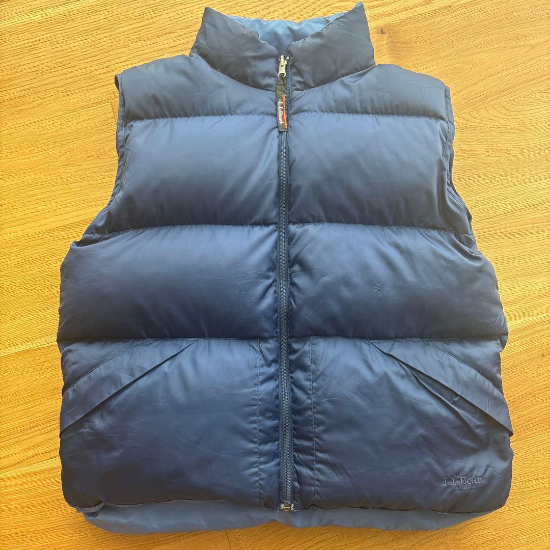 エルエルビーン　リバーシブル　ダウンベスト　ヴィンテージ　 90s 00s
