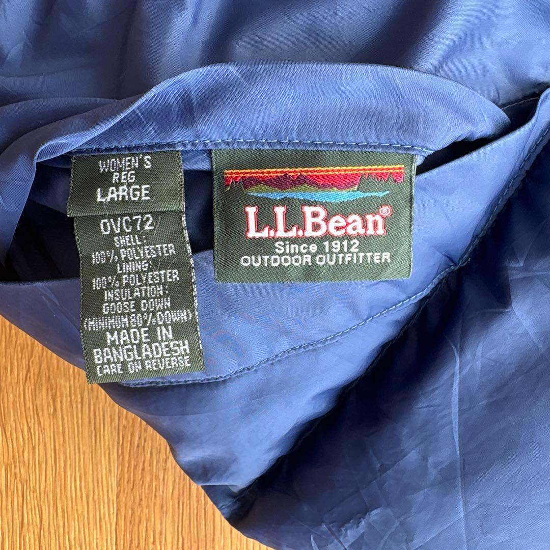 エルエルビーン　リバーシブル　ダウンベスト　ヴィンテージ　 90s 00s