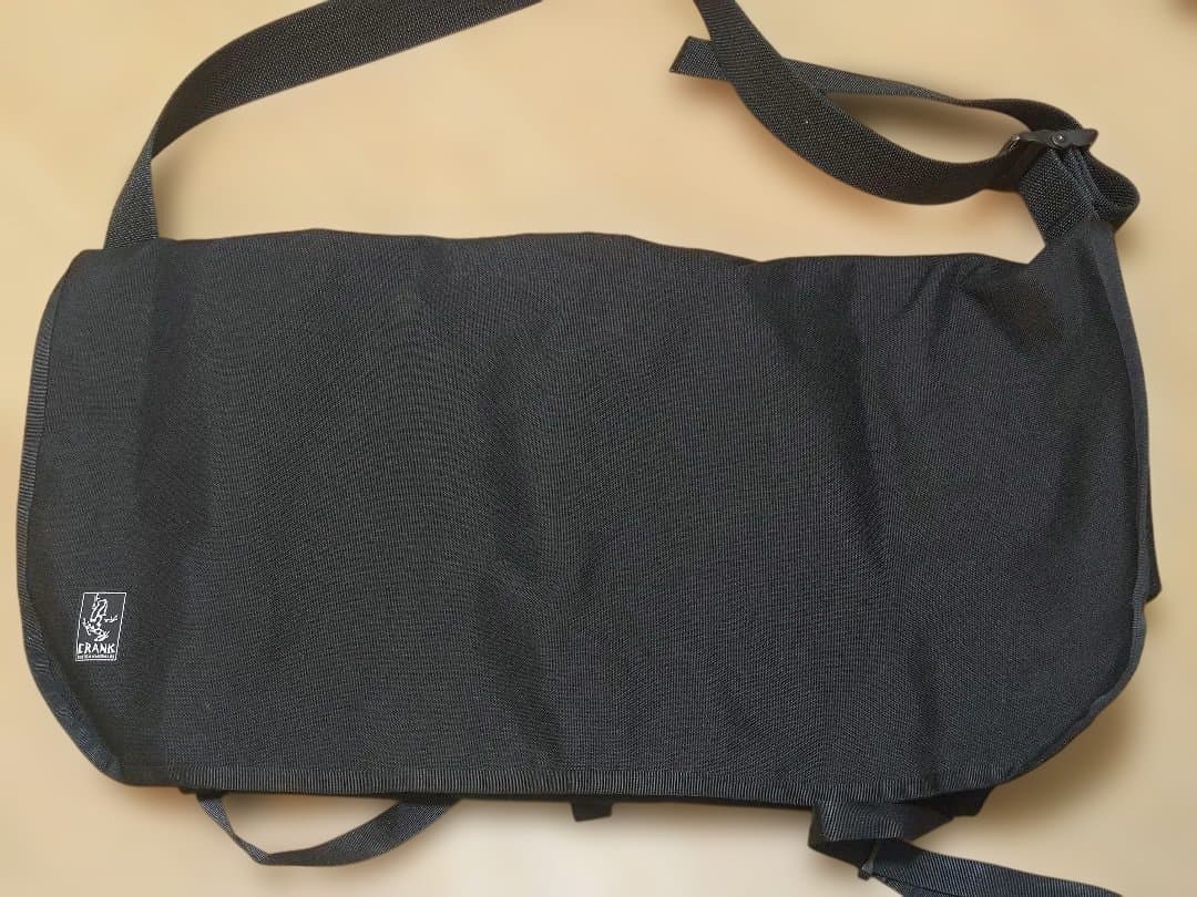 CRANK　メッセンジャーバッグ　Duff Lrage [Black]