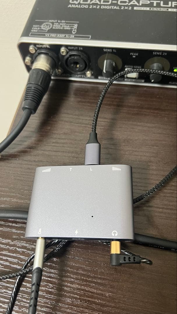 セット｜HPノートPC＋AKGマイク＋Roland Quad-Capture