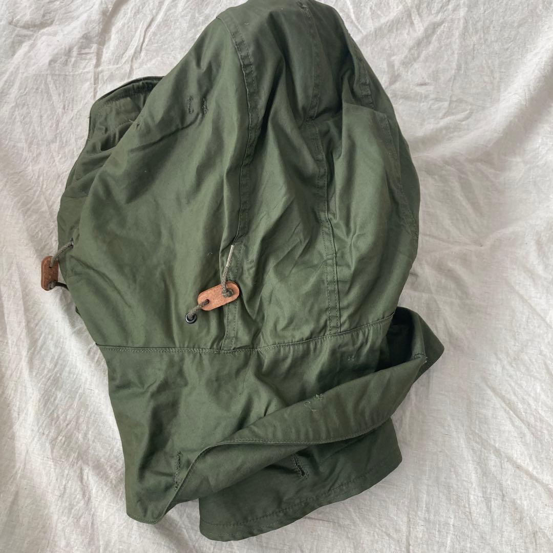 80s 米軍実物 US ARMY M-65 フード フィッシュテイルモッズコート