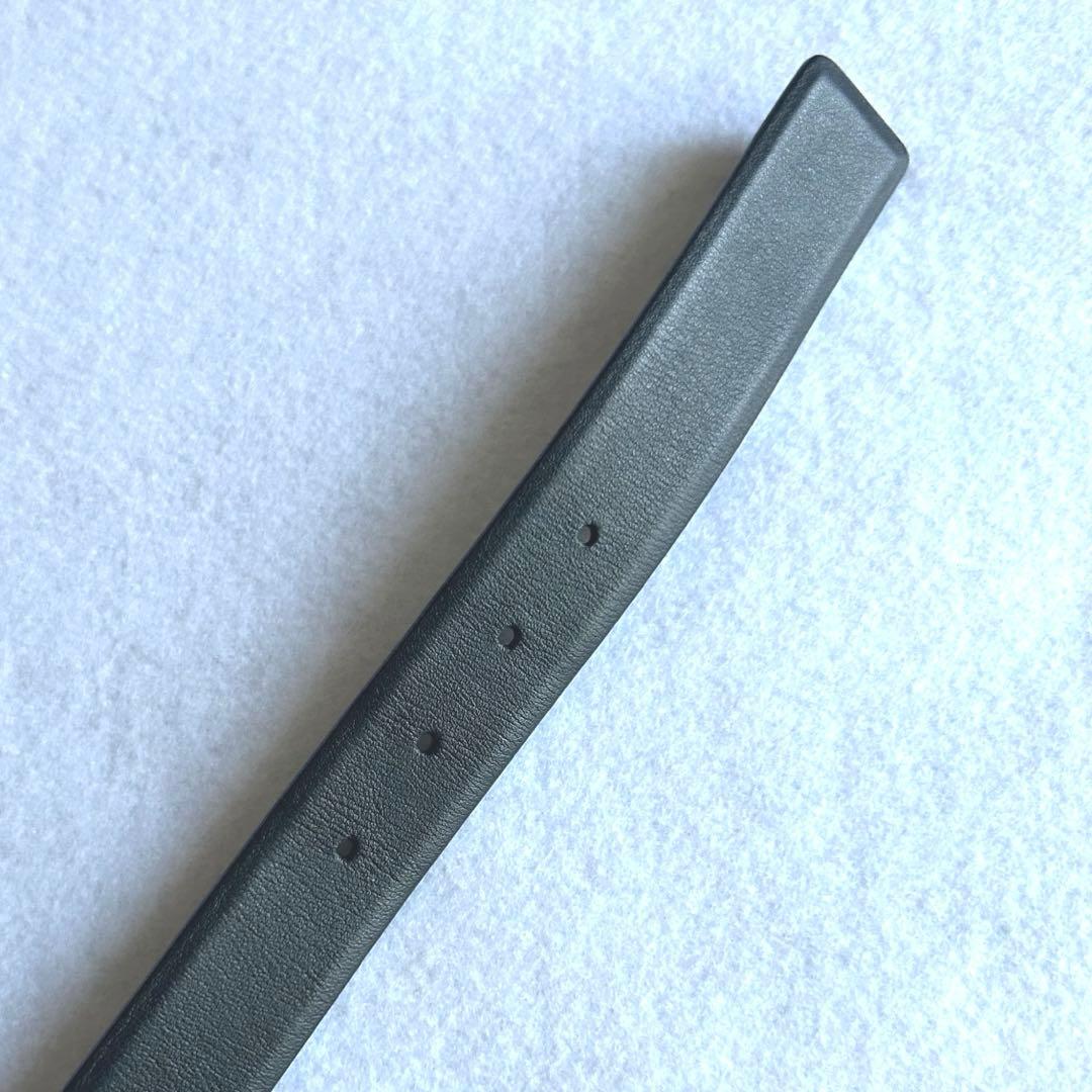 【超美品】CHANEL ブラックレザー ベルト