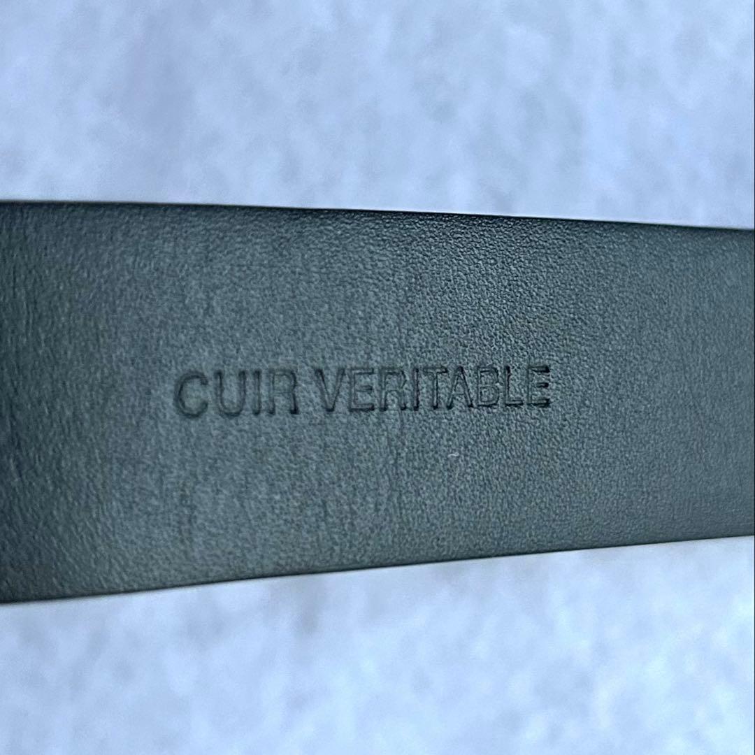 【超美品】CHANEL ブラックレザー ベルト