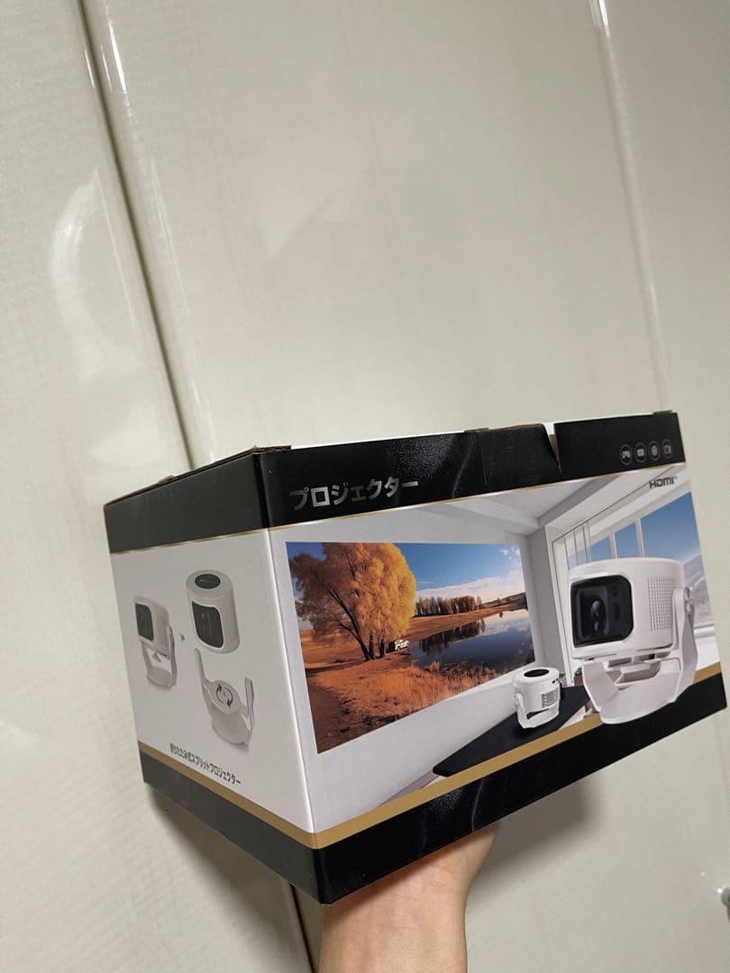 Philontech 1080P ホワイトプロジェクター 本体