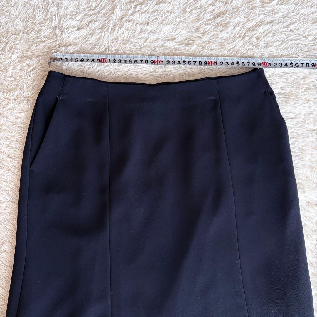 【美品】23区　ノーカラー　セットアップスーツ　希少サイズ　4L