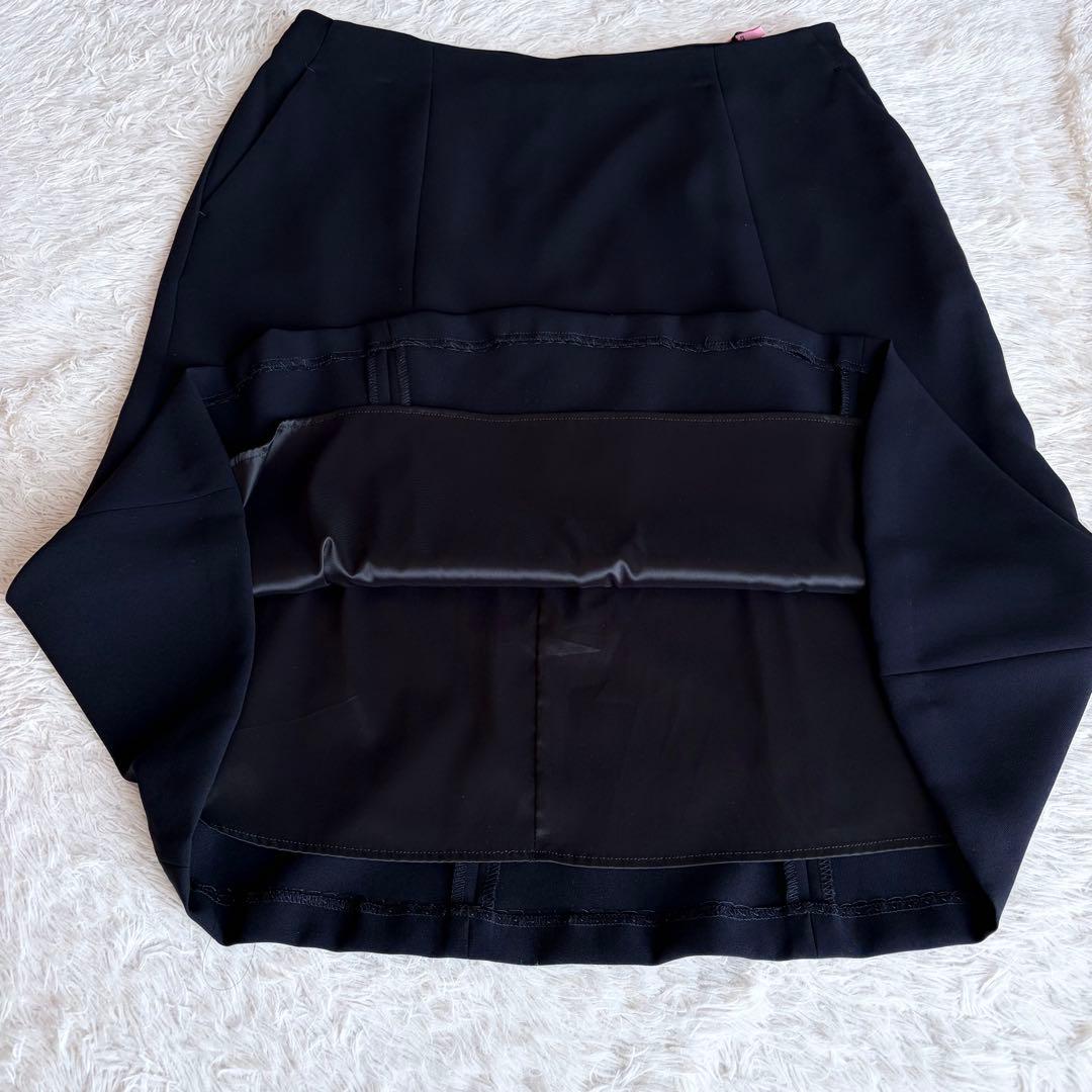 【美品】23区　ノーカラー　セットアップスーツ　希少サイズ　4L