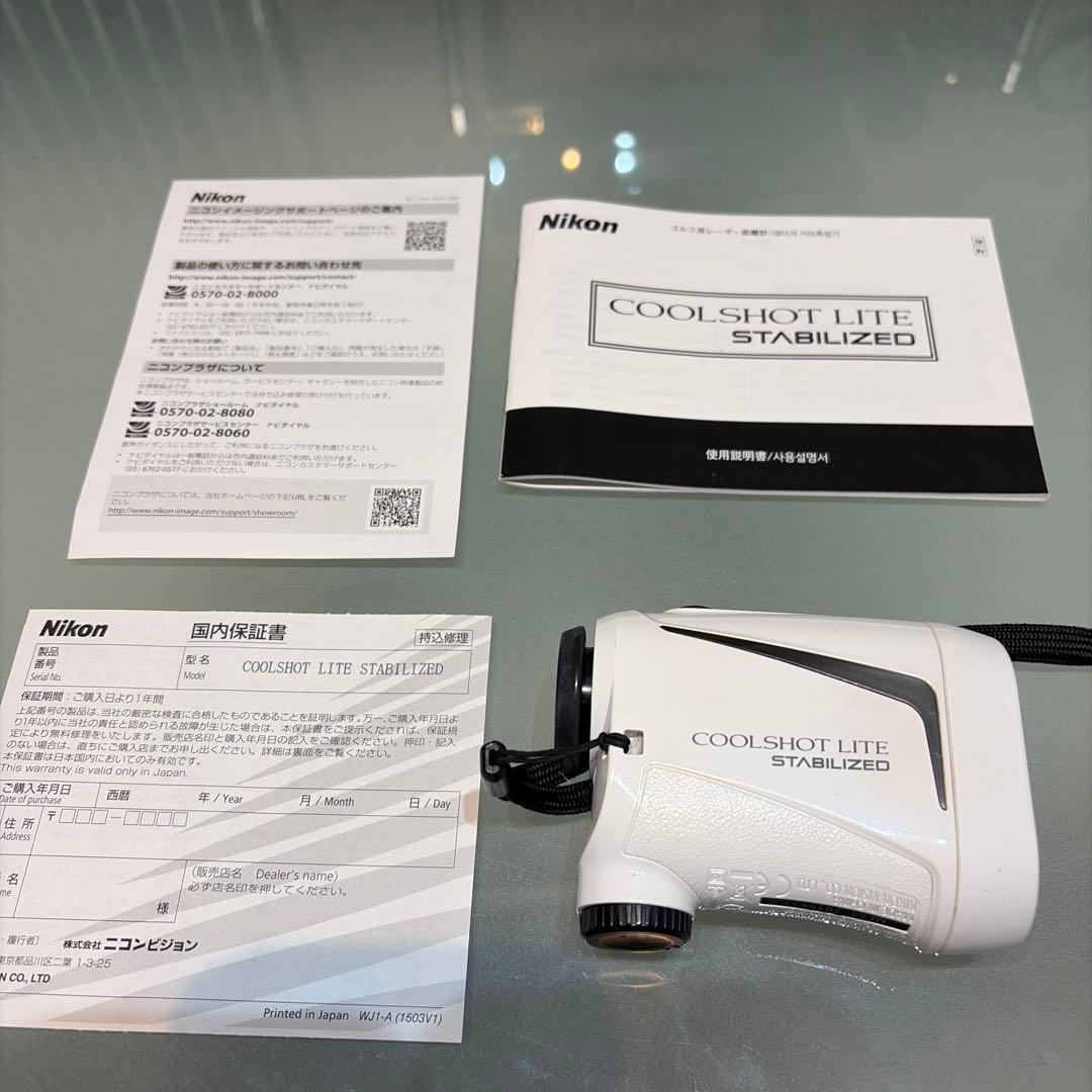 【美品】ニコン　COOLSHOT LITE　STABILIZED　手振れ補正