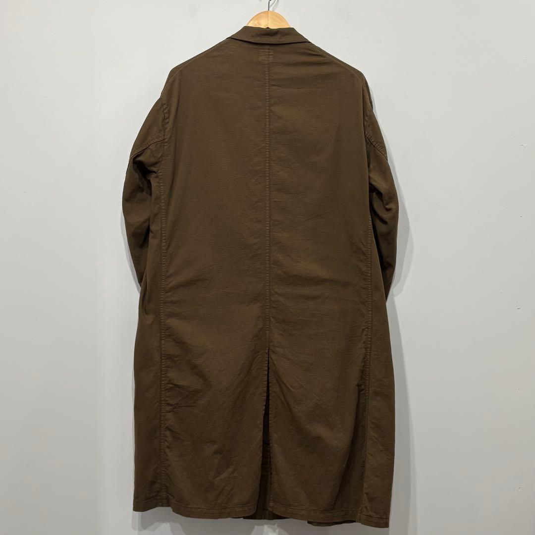 美品 orslow ワイド メタル ボタン ミリタリー ショップ コート カーキ