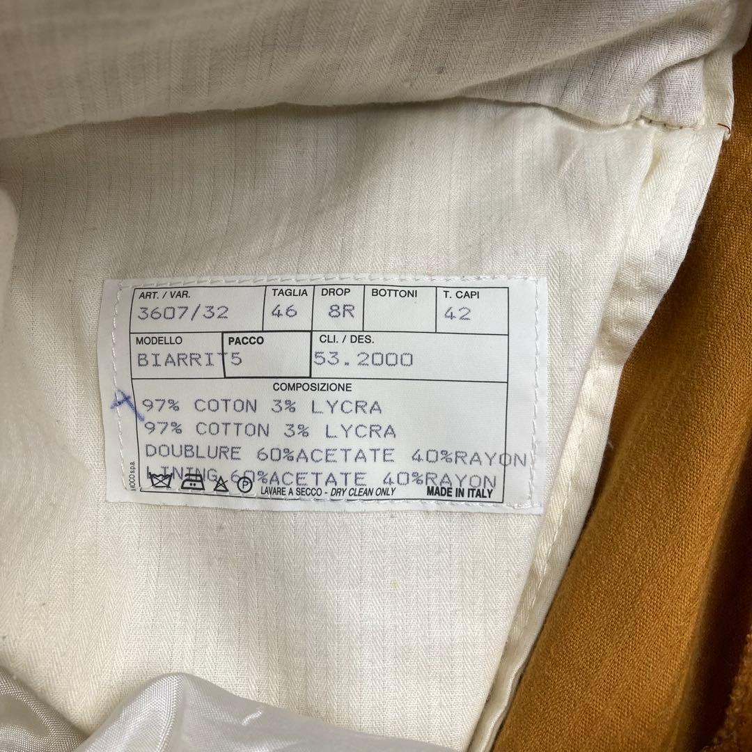 HERMES エルメス　コーデュロイ　ストレート　46 パンツ　ブラウン