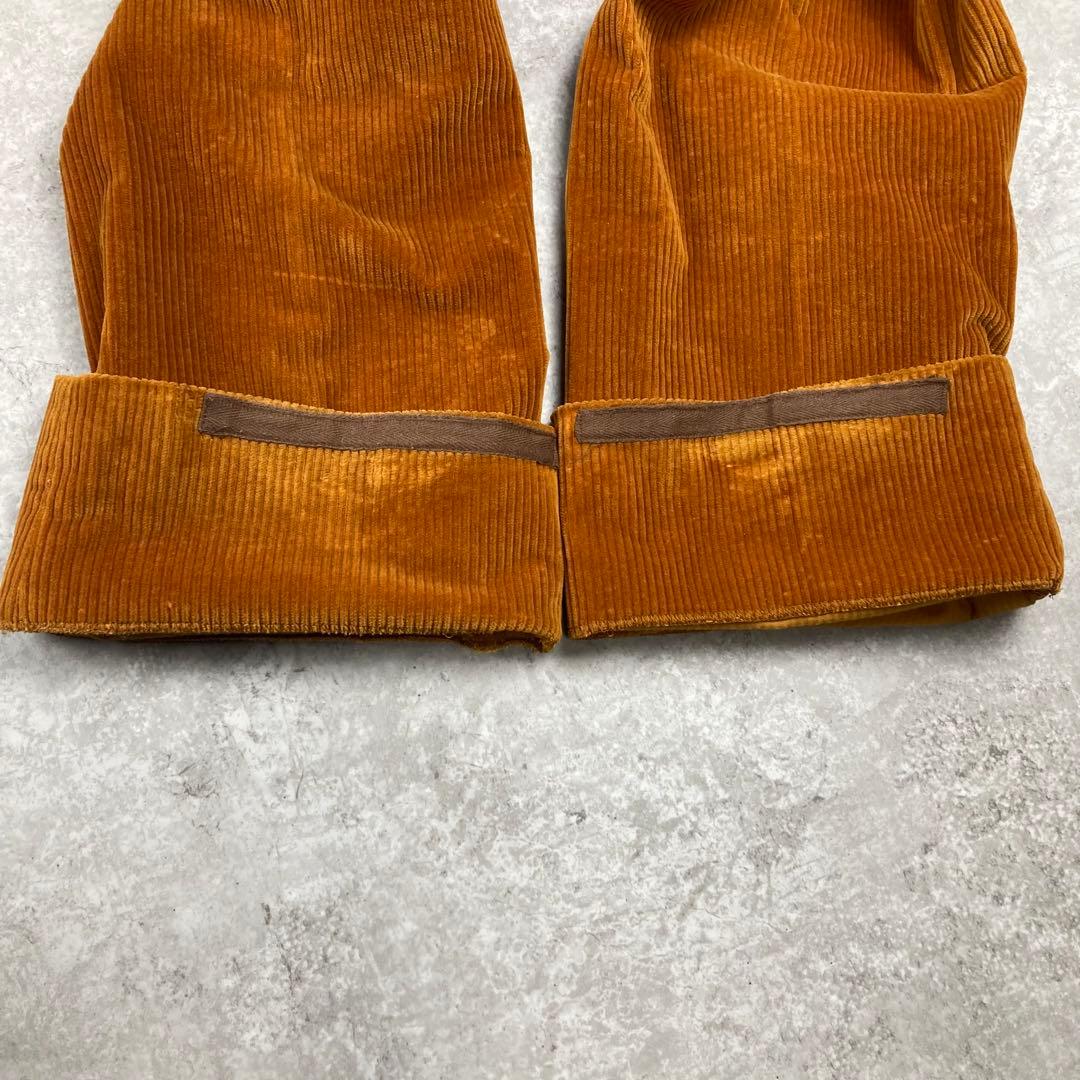 HERMES エルメス　コーデュロイ　ストレート　46 パンツ　ブラウン