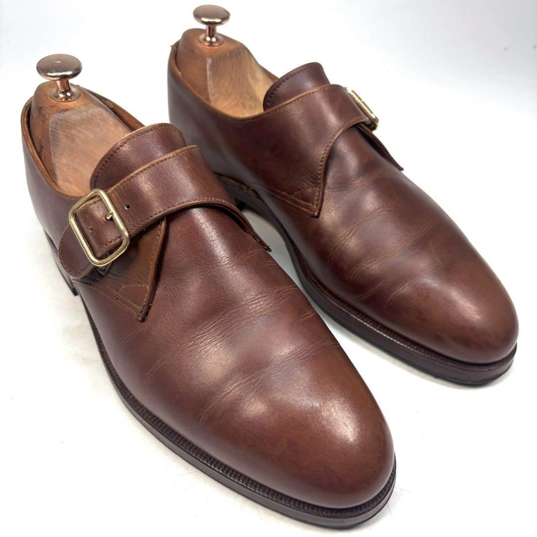 クロケット&ジョーンズ　別注　ロイドフットウェア　革靴　シングルモンク