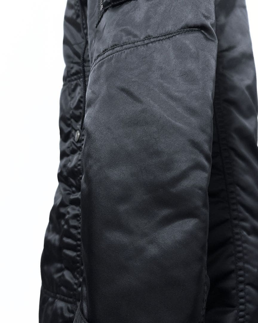 ヒステリックグラーHYSTERICGLAMOURN3Bモッズコート黒フリーサイズ