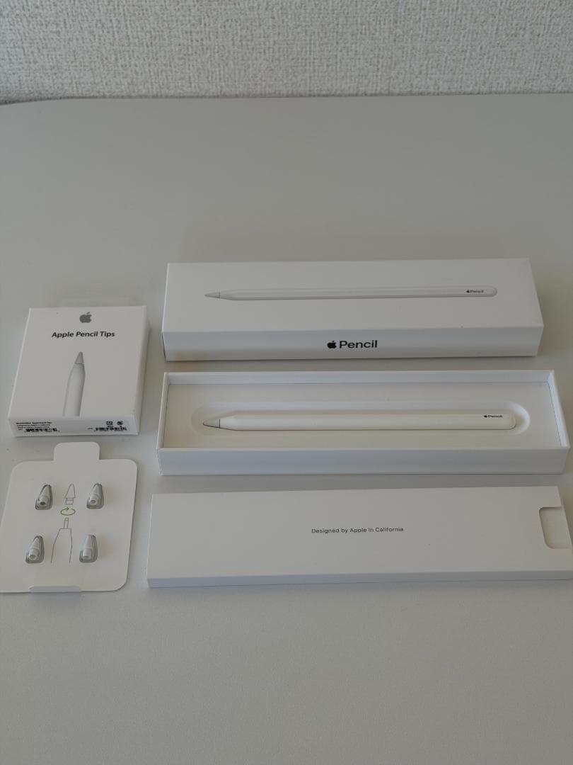 Apple Pencil（第2世代）純正 替え芯4個付 箱あり MU8F2J/A