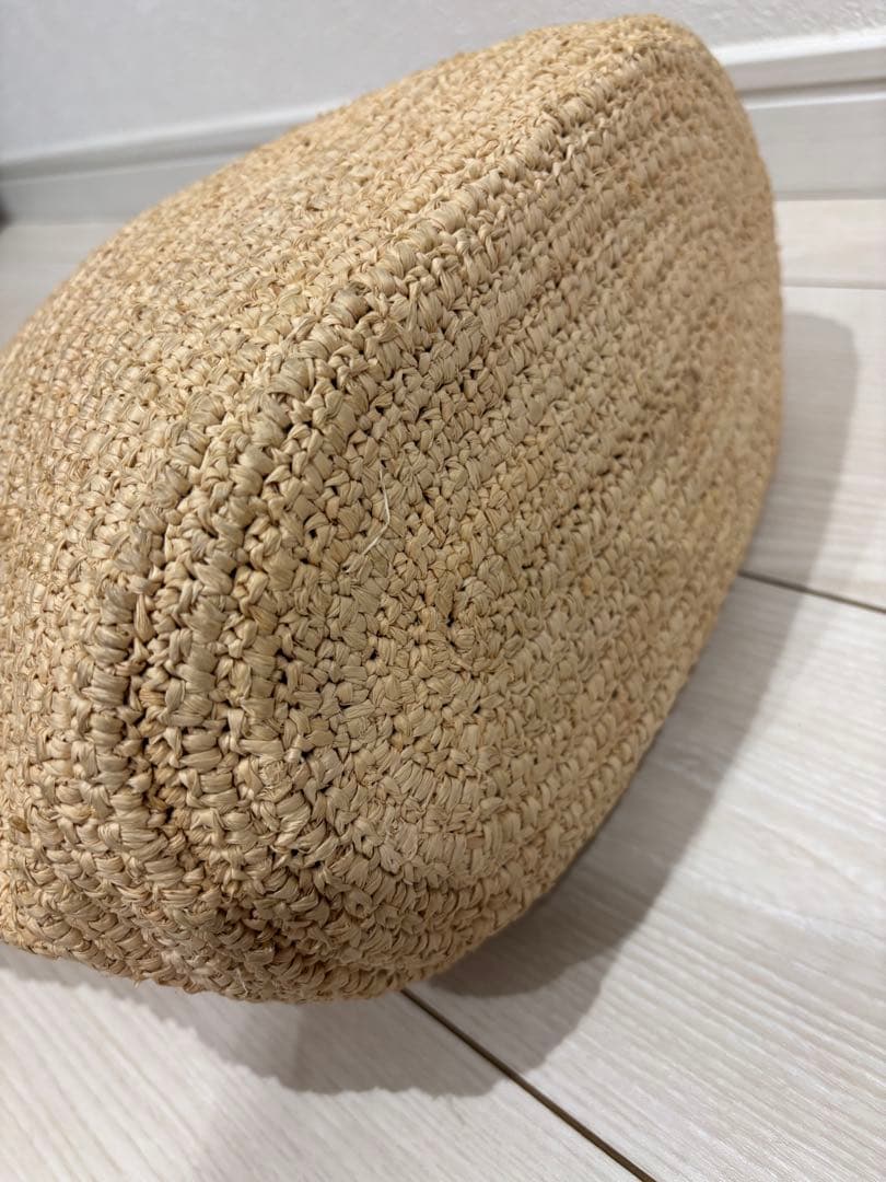 ヘレンカミンスキー 新品同様 ラフィアのカゴバッグ トートバッグ