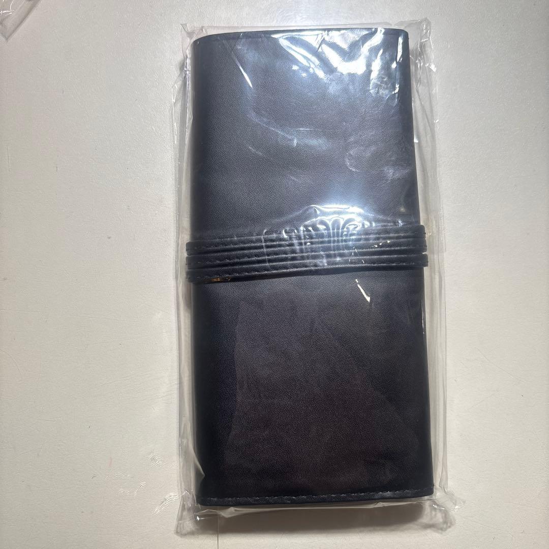 熊野筆　コスメ堂 メイクブラシ8本 セット　革ケース付き　新品未使用