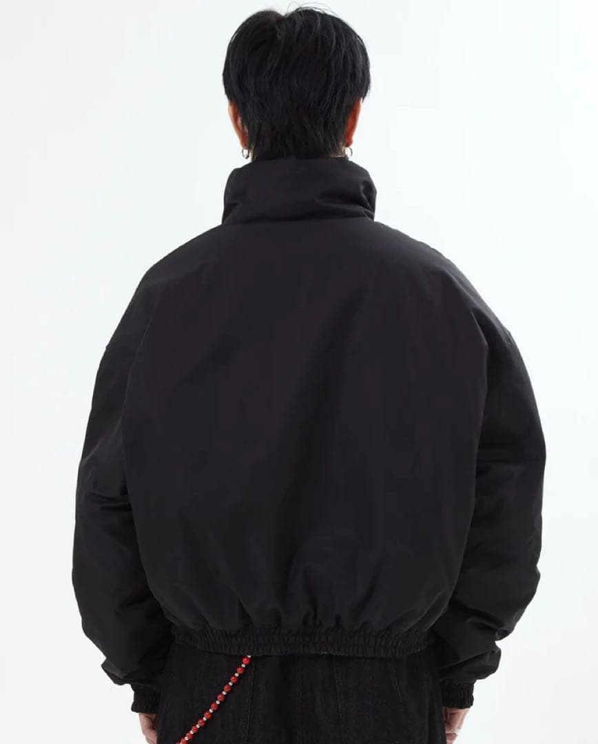 リバーシブルチェックアウター L2142 S (black) 地底人ONLINE