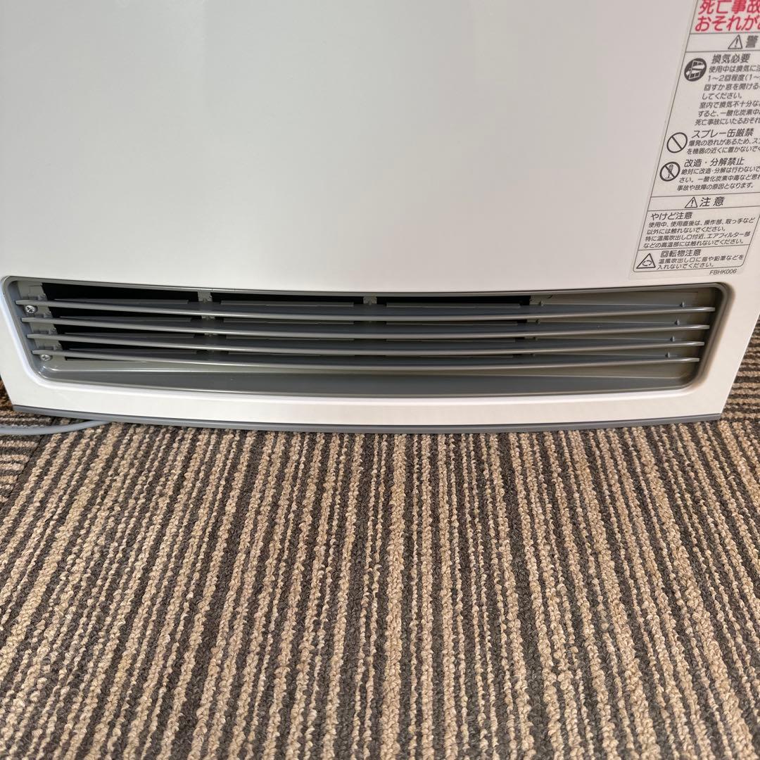 美品　ノーリツ　ガスファンヒーター 　GFH-4006S-W5 LPガス用　⑤