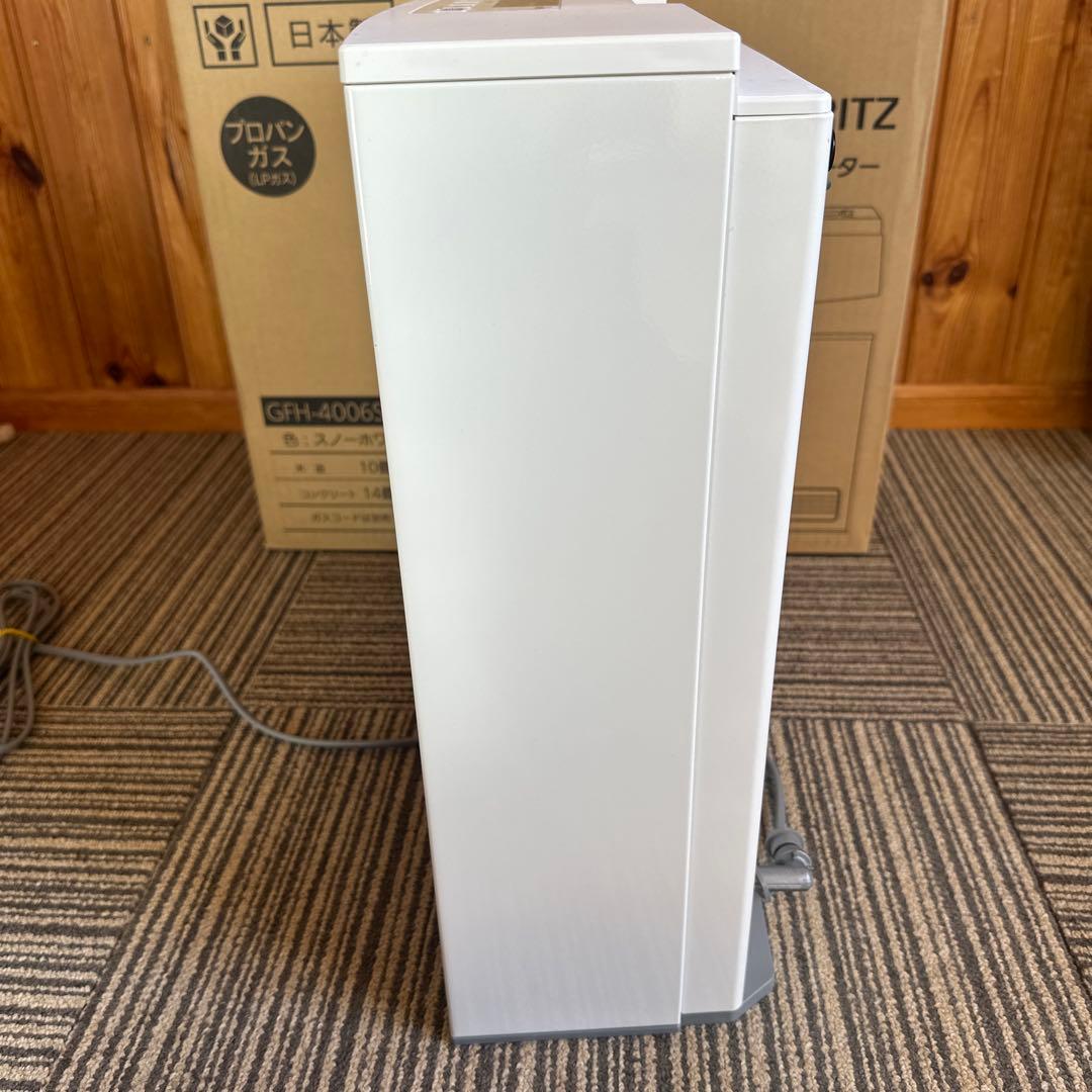 美品　ノーリツ　ガスファンヒーター 　GFH-4006S-W5 LPガス用　⑤
