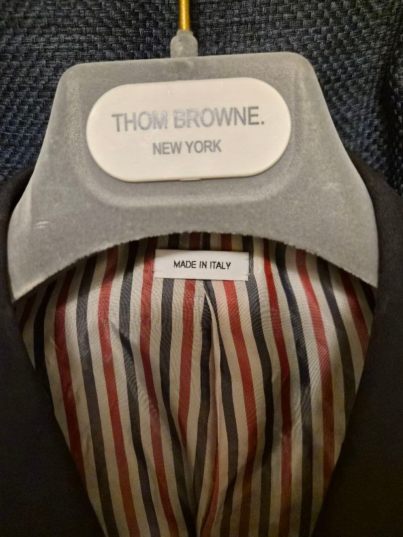 Thom Browne 4BARクラシックスポーツコート ネイビー