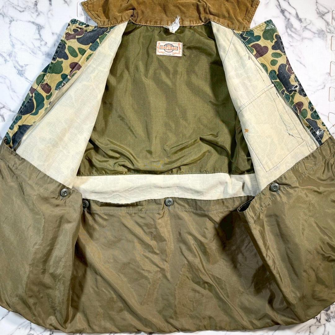 ✨70s80s✨ SAFTBAK ハンティングジャケット ダックハンターカモ柄