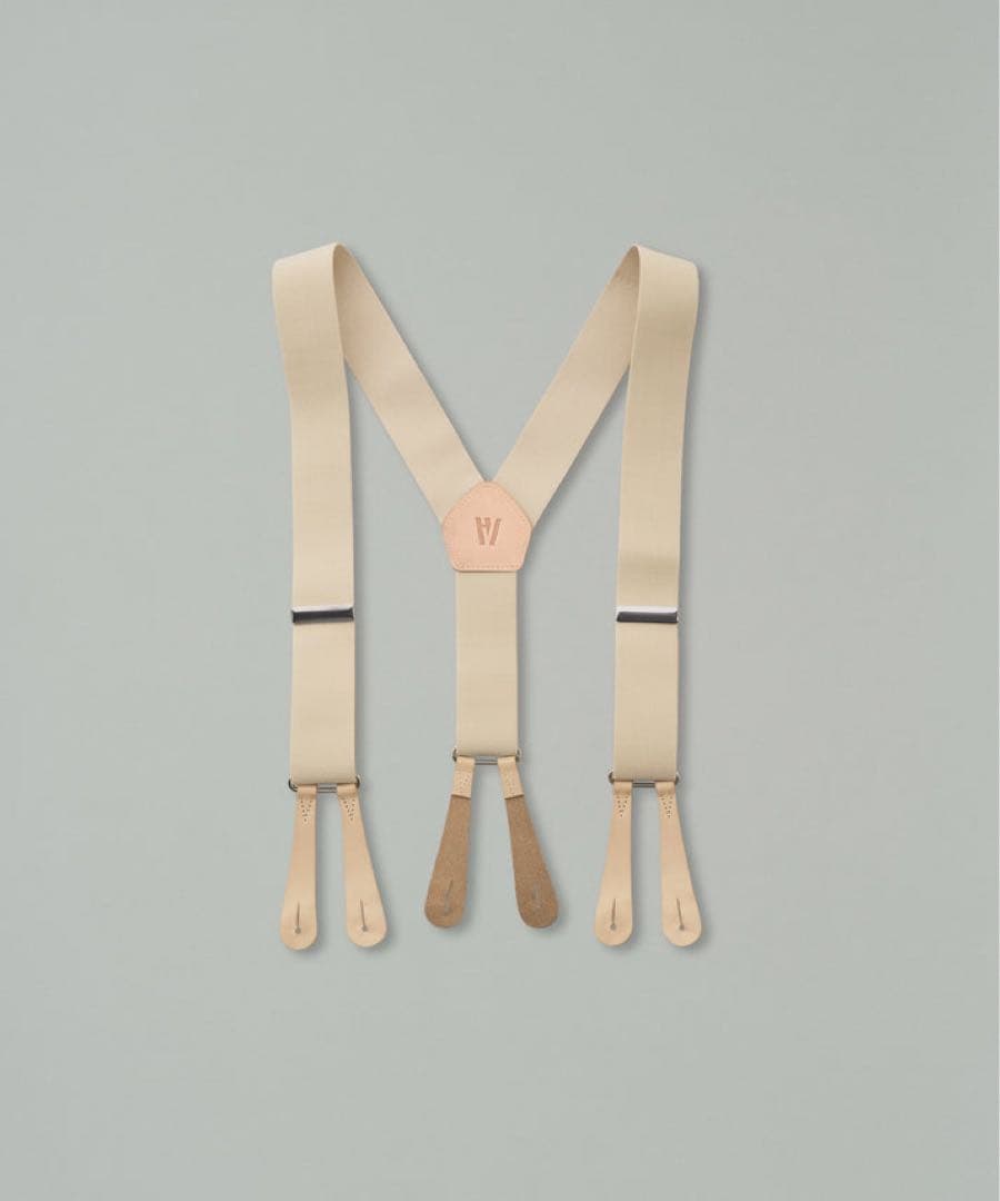小物 HUMVENT SUSPENDERS NATURAL