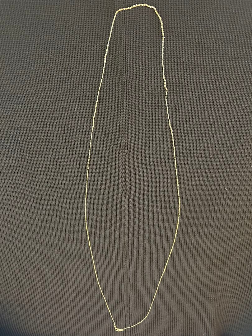 ete⭐︎K18⭐︎ゴールドロングネックレス