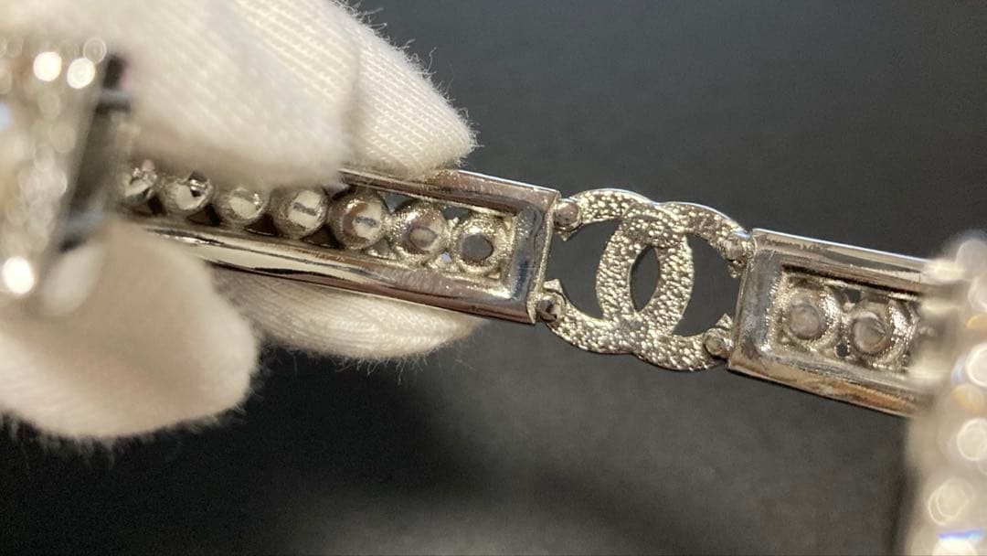 【ご購入前にコメントください】　CHANEL パール　バングル　ブレスレット