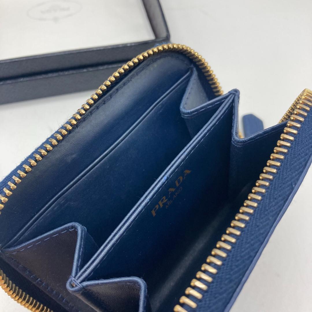 ▼PRADA　プラダ　ケース　財布 1MM268　レザー　保証書　箱