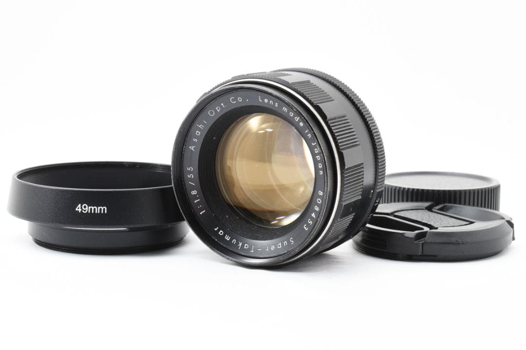 ◎初期型◎ Super Takumar 55mm F1.8 フード付 F0198