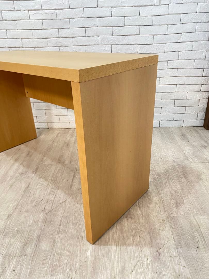 【東京都内23区配送無料】MUJI 無印　デスク　机　木製 学習　書斎　事務所