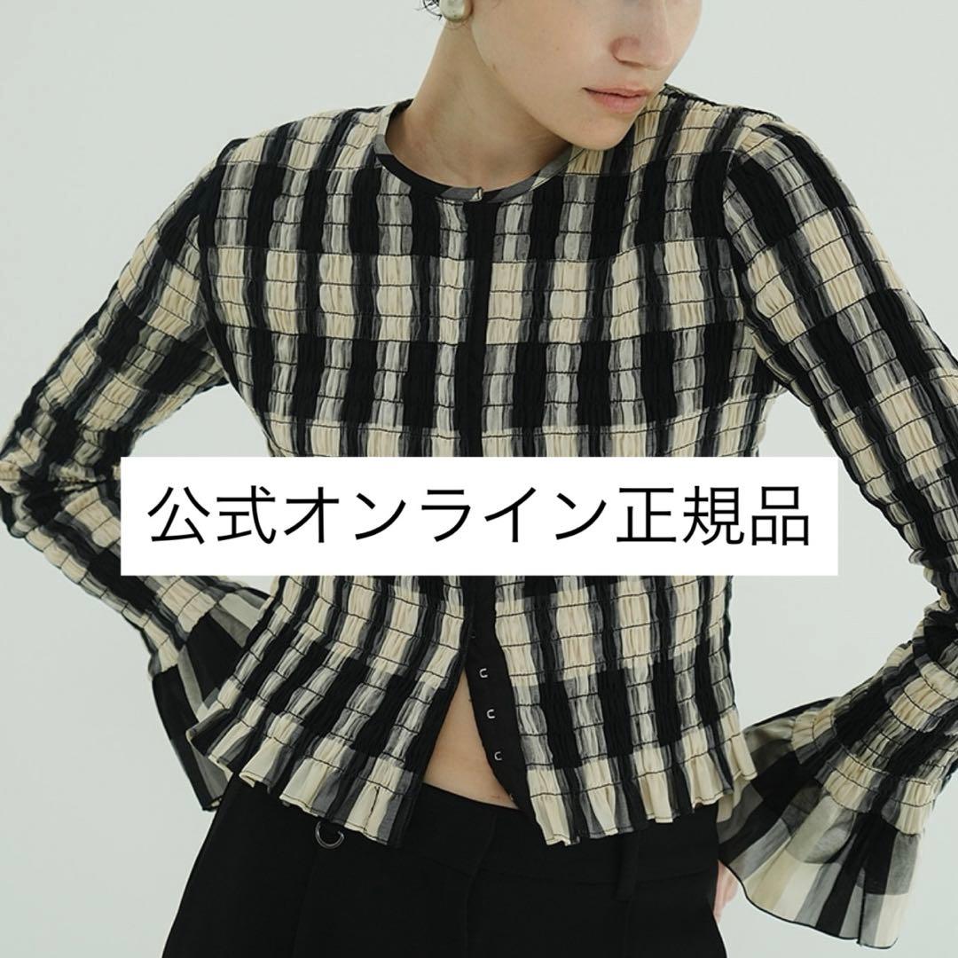 正規品　美品　CLANE SHIRRING DESIGN BLOUSE