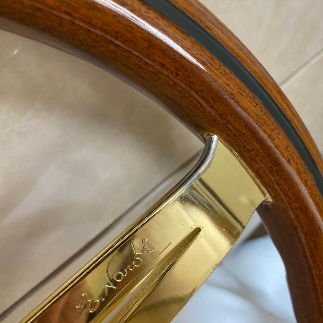 ナルディ ウッドステアリング 32.5パイ