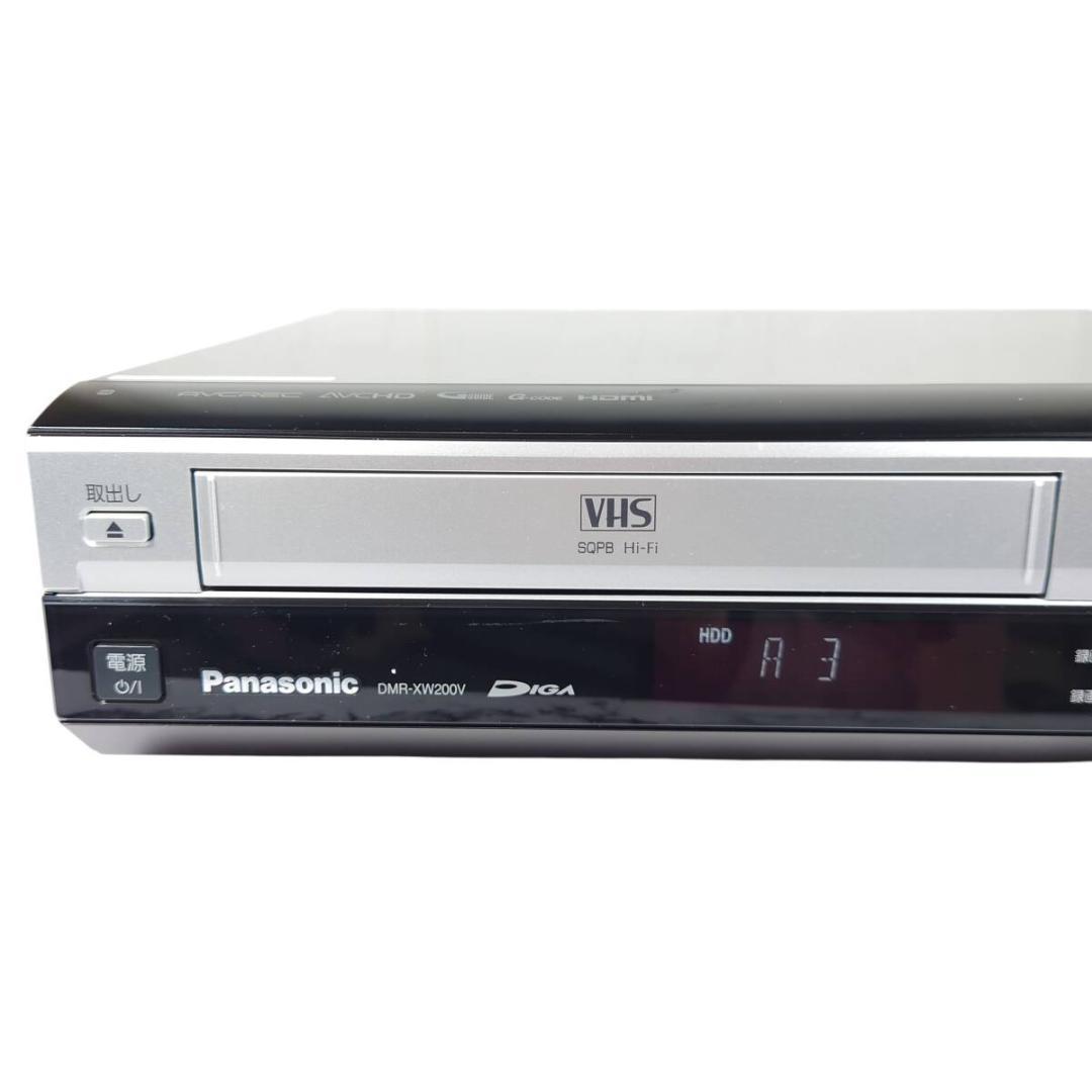パナソニック DMR-XW200V HDD内蔵VHS一体型DVDレコーダー