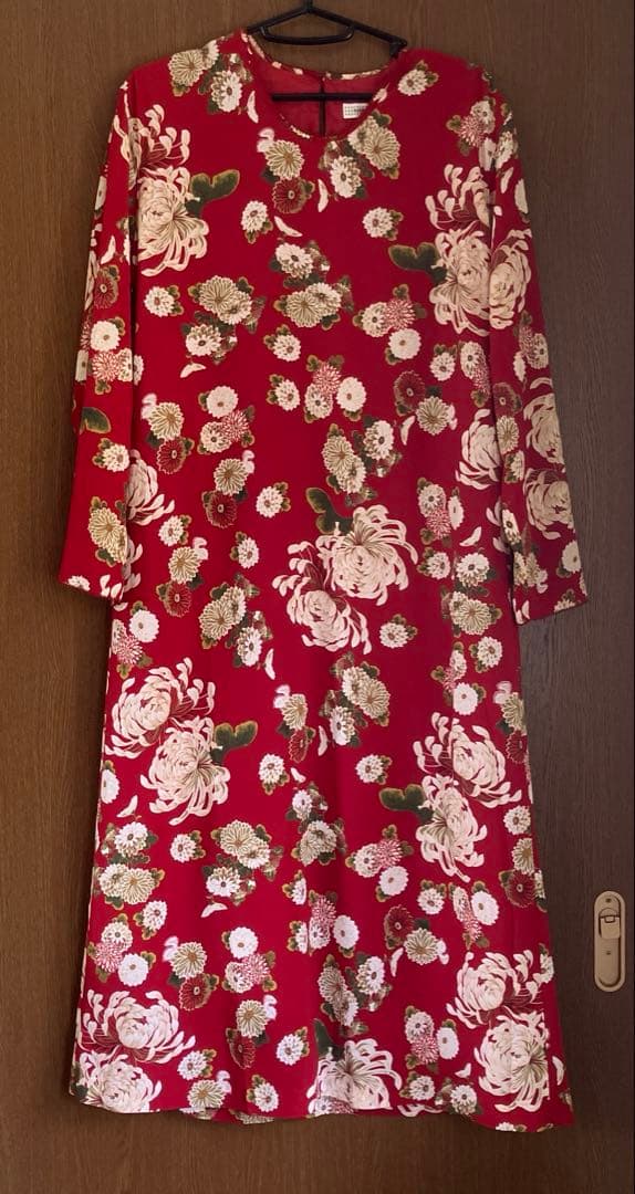 くーみんカネコイサオワンピース菊の和柄２点