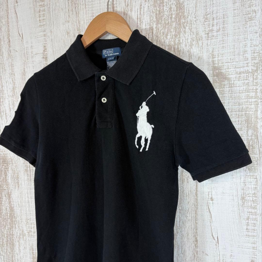 美品 ラルフローレン ビッグポニー ロゴ刺繍 ナンバリング ポロシャツ y2k